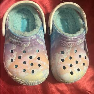 CROCS Kids' Classic Fleece Lined Clogs